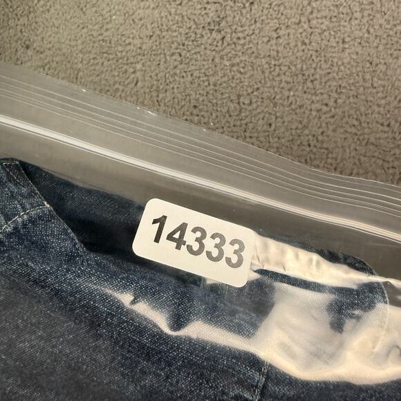 Buck Mason Vintage One Pocket Denim Shirt Mens Small Blue Indigo Long Sleeve - Picture 11 of 11